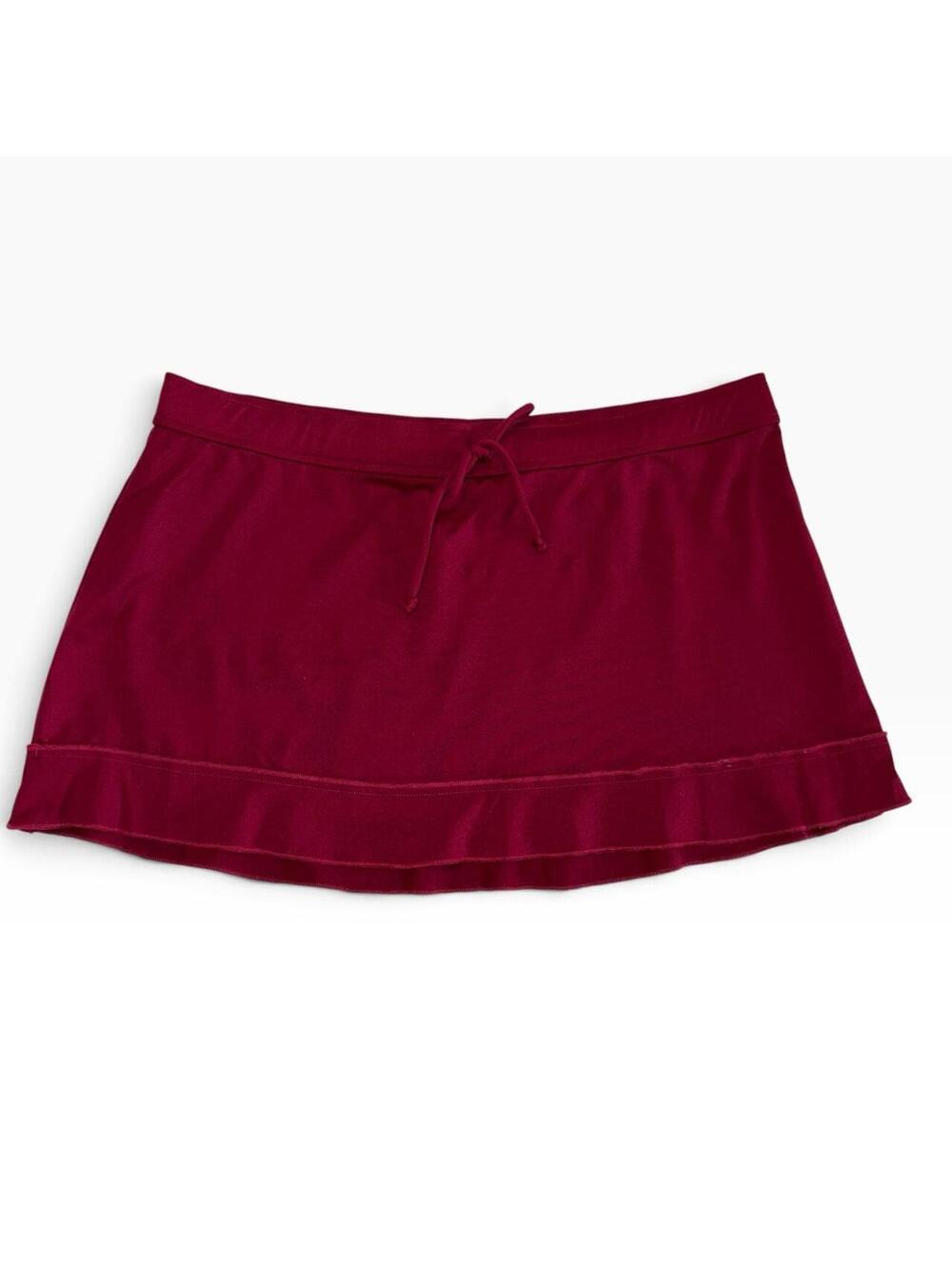 Mossimo Women's Red and Burgundy Skirt